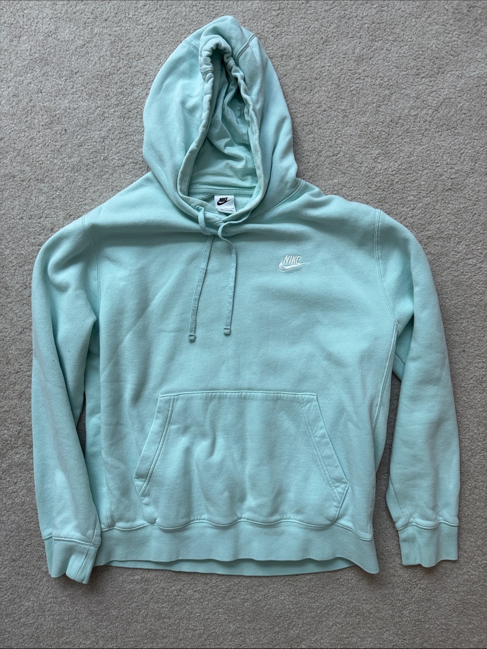 Nike Men's Hoodie - Aqua Mint